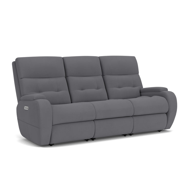 Strait B3906-62H Power Reclining Sofa with Power Headrests - Furniture City (CA)l