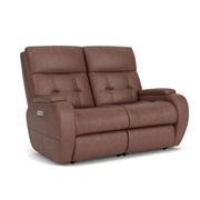 Strait B3906-60H Power Reclining Loveseat with Power Headrests - Furniture City (CA)l