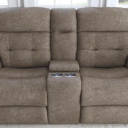 Strait B3906-601H Power Reclining Loveseat with Console & Power Headrests - Furniture City (CA)l