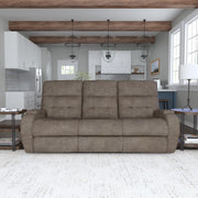 Strait B3906-62H Power Reclining Sofa with Power Headrests - Furniture City (CA)l