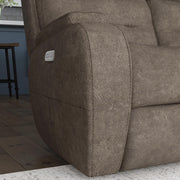 Strait B3906-62H Power Reclining Sofa with Power Headrests - Furniture City (CA)l
