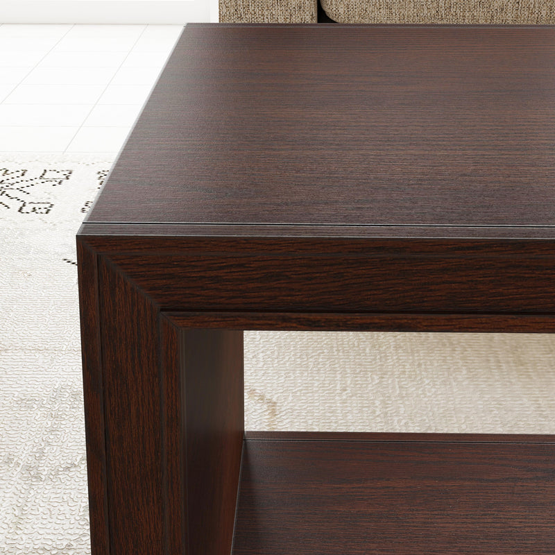 Waterfall W1026-0311 Rectangular Coffee Table with Casters - Furniture City (CA)l