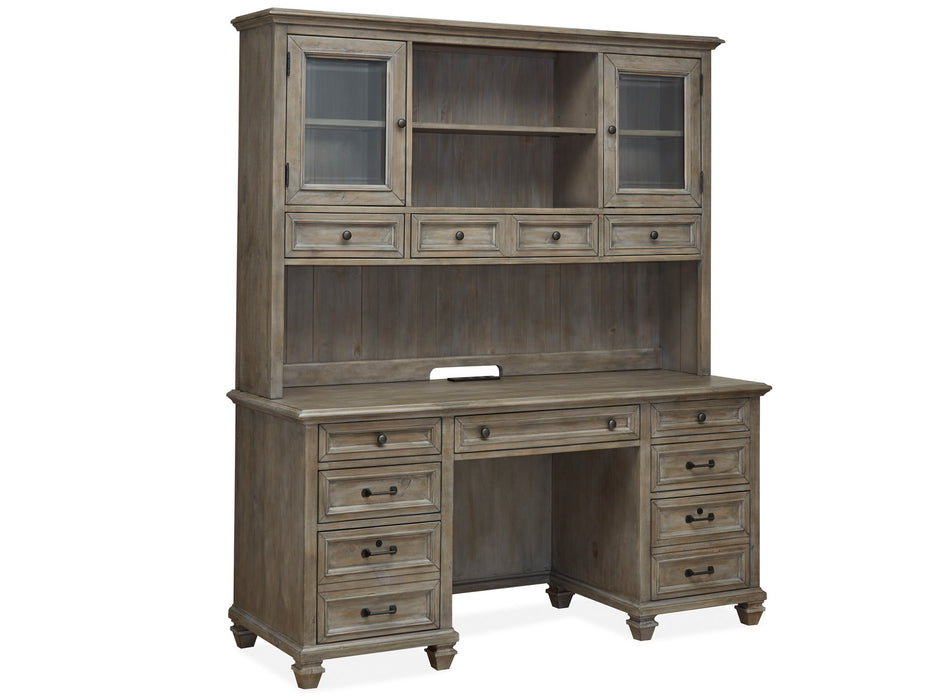 Lancaster Credenza With Hutch