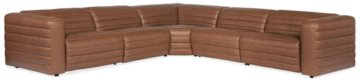 Chatelain 5-Piece Power Headrest Sectional with 2 Power Recliners - SS454-G5PS-088 image