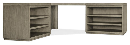 Linville Falls Corner Desk with Two Open Desk Cabinets image