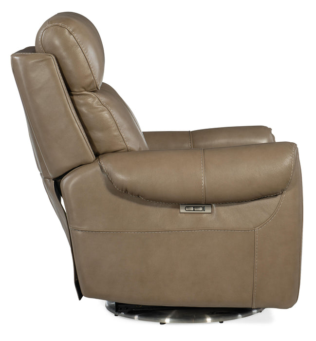 Sterling Swivel Power Recliner with Power Headrest - RC600-PHSZ-080