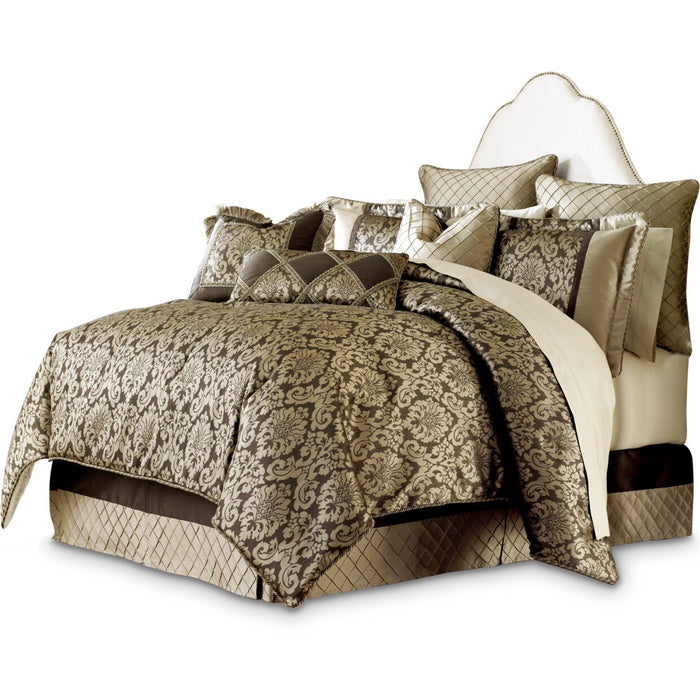 Imperial 9-Piece Queen Comforter Set - Bronze