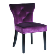 Elise Side Chair in Purple Velvet - Set of 2 - Furniture City (CA)l