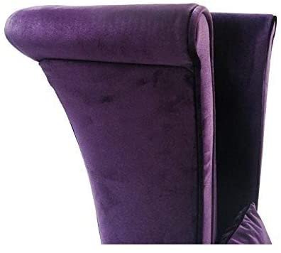 Mad Hatter Dining Chair In Purple Rich Velvet - Furniture City (CA)l