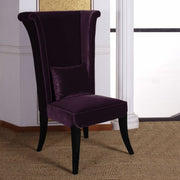 Mad Hatter Dining Chair In Purple Rich Velvet - Furniture City (CA)l