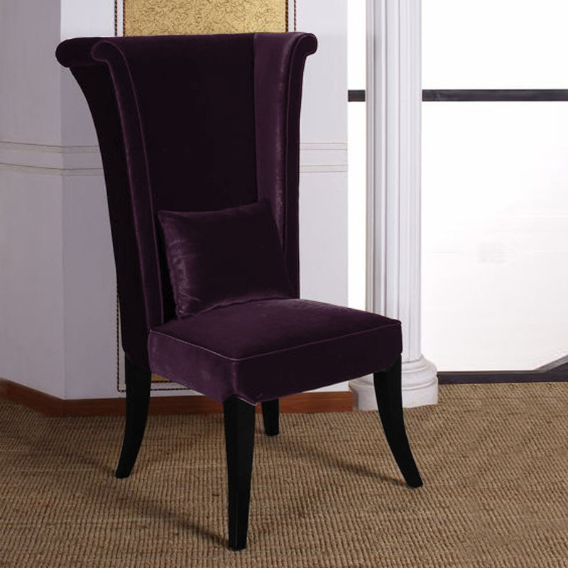 Mad Hatter Dining Chair In Purple Rich Velvet - Furniture City (CA)l