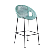 Acapulco 26" Indoor Outdoor Steel Bar Stool with Wasabi Rope - Furniture City (CA)l