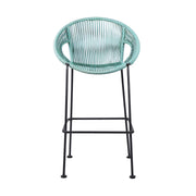 Acapulco 26" Indoor Outdoor Steel Bar Stool with Wasabi Rope - Furniture City (CA)l