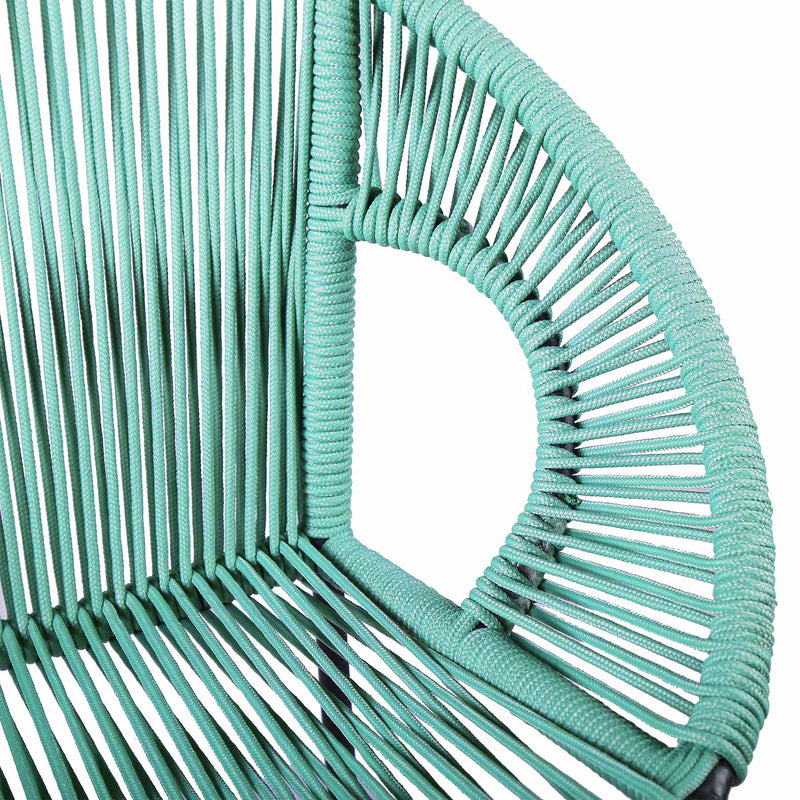 Acapulco 30" Indoor Outdoor Steel Bar Stool with Wasabi Rope - Furniture City (CA)l