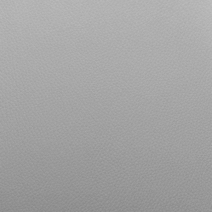 Adalyn Gray Faux Leather and Black Wood Dining Room Accent Chair