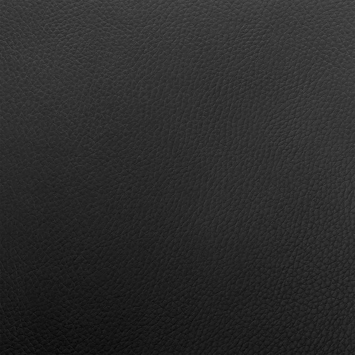 Adalyn Black Faux Leather and Walnut Wood Dining Room Accent Chair