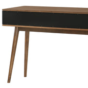 Amigo Black Veneer and Walnut Wood Console Table - Furniture City (CA)l