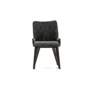 Alana Charcoal Upholstered Dining Chair - Set of 2 - Furniture City (CA)l