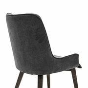 Alana Charcoal Upholstered Dining Chair - Set of 2 - Furniture City (CA)l