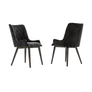 Alana Midnight Upholstered Dining Chair - Set of 2 - Furniture City (CA)l