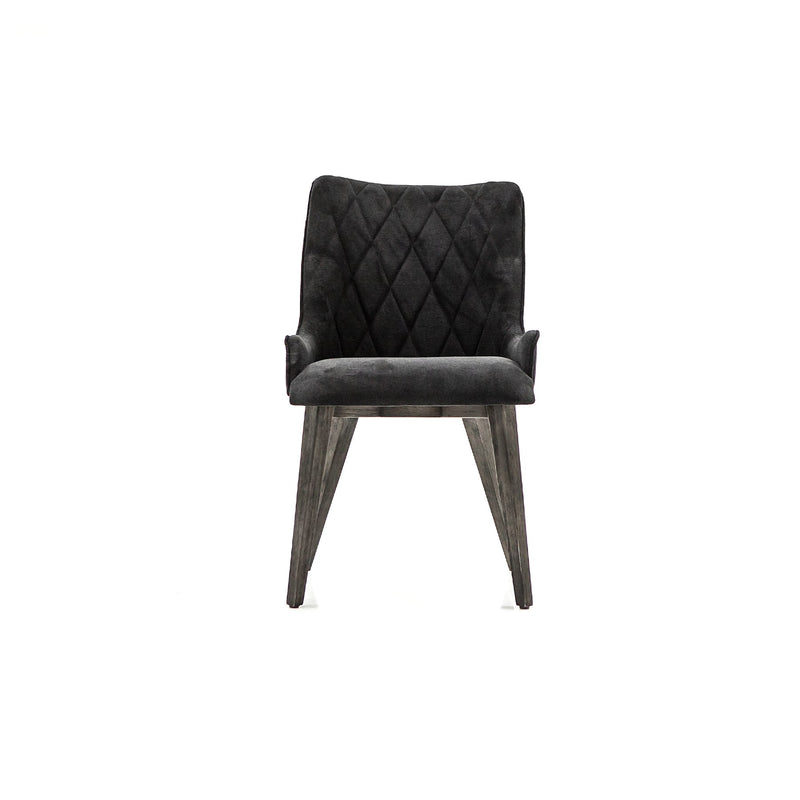 Alana Midnight Upholstered Dining Chair - Set of 2 - Furniture City (CA)l