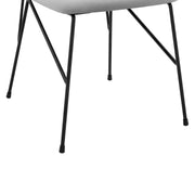 Alice Gray Velvet and Metal Dining Room Chairs - Set of 2 - Furniture City (CA)l