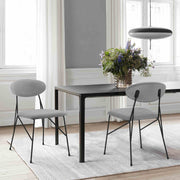 Alice Gray Velvet and Metal Dining Room Chairs - Set of 2 - Furniture City (CA)l