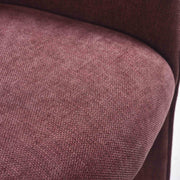 Alicia Modern Curved Back Plum Upholstered Dining Chair - Furniture City (CA)l