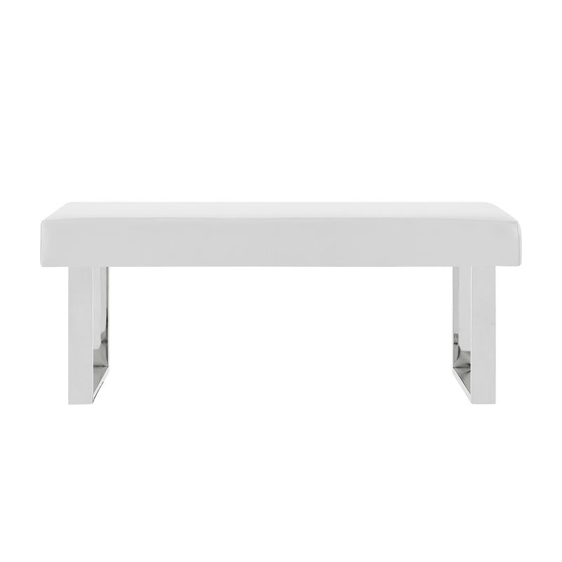 Amanda White Bench - Furniture City (CA)l