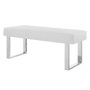 Amanda White Bench - Furniture City (CA)l