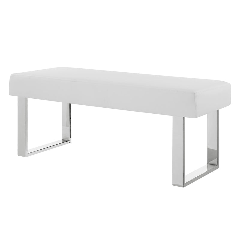 Amanda White Bench - Furniture City (CA)l