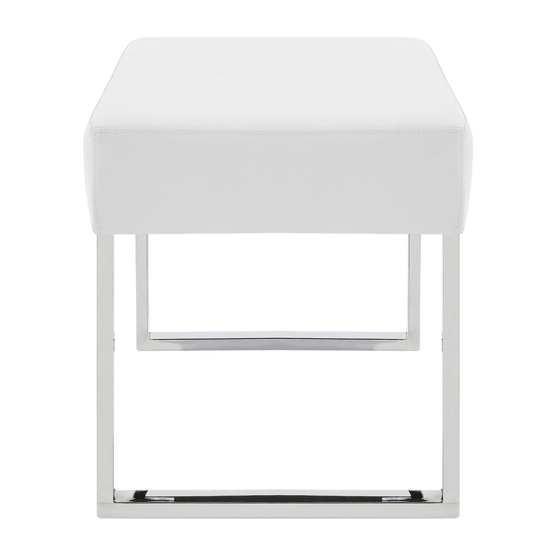 Amanda White Bench - Furniture City (CA)l