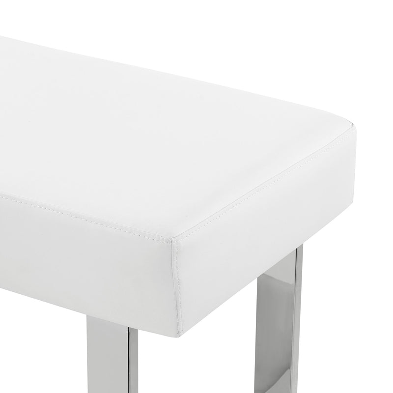 Amanda White Bench - Furniture City (CA)l