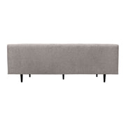 Annabelle 80" Gray Fabric Sofa with Black Wood Legs - Furniture City (CA)l