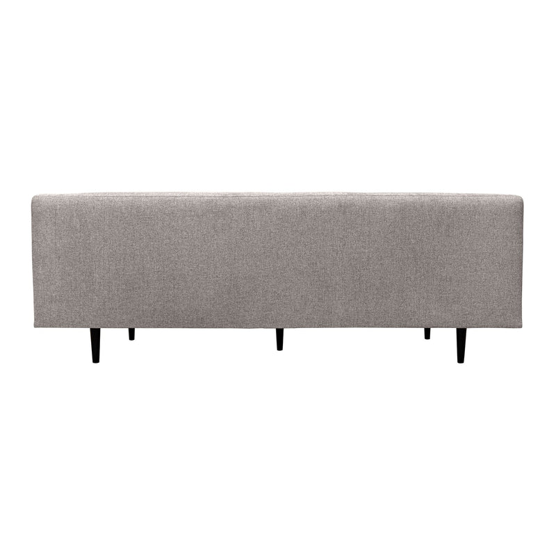 Annabelle 80" Gray Fabric Sofa with Black Wood Legs - Furniture City (CA)l