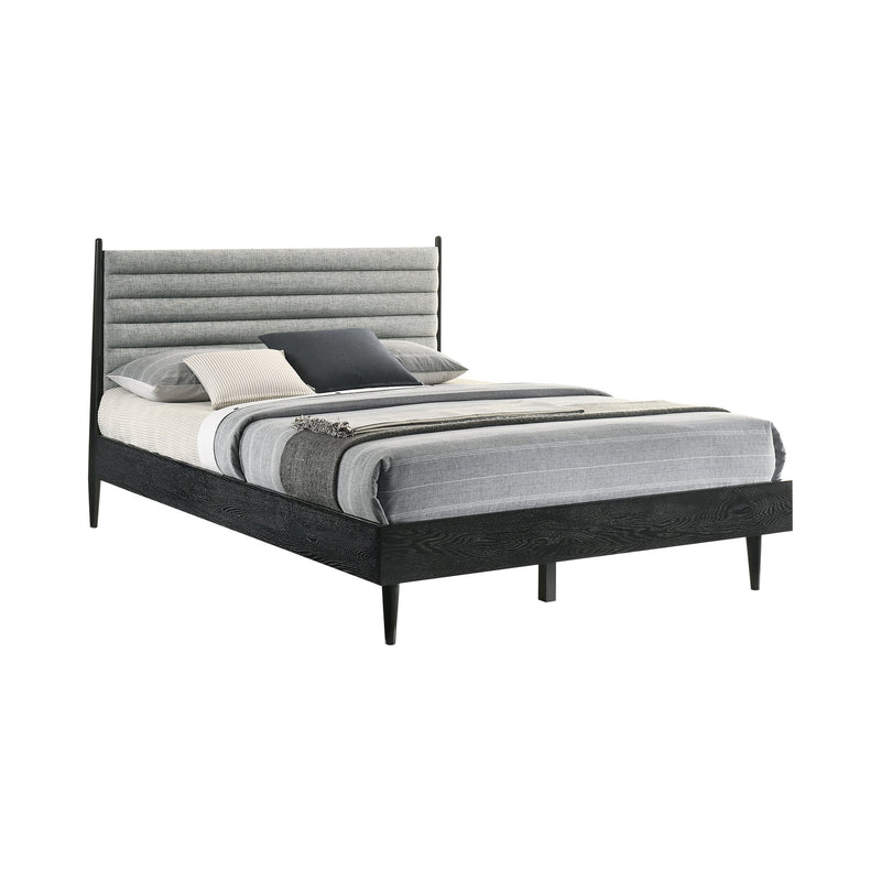 Artemio Queen Platform Wood Bed Frame in Black Finish - Furniture City (CA)l