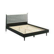 Artemio Queen Platform Wood Bed Frame in Black Finish - Furniture City (CA)l