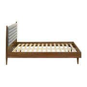 Artemio Queen Platform Wood Bed Frame in Walnut Finish - Furniture City (CA)l