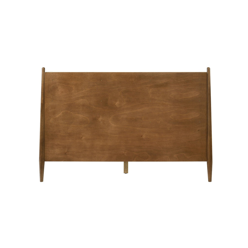Artemio Queen Platform Wood Bed Frame in Walnut Finish - Furniture City (CA)l