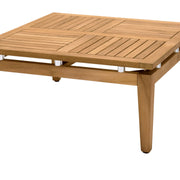 Arno Outdoor Square Teak Wood Coffee Table - Furniture City (CA)l