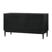 Artemio 6 Drawer Wood Dresser in Black Finish - Furniture City (CA)l