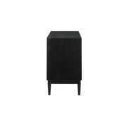 Artemio 6 Drawer Wood Dresser in Black Finish - Furniture City (CA)l