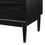Artemio 6 Drawer Wood Dresser in Black Finish - Furniture City (CA)l