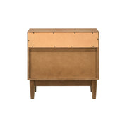 Artemio 2 Drawer Wood Nightstand with Shelf in Walnut Finish - Furniture City (CA)l