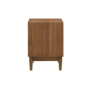 Artemio 2 Drawer Wood Nightstand with Shelf in Walnut Finish - Furniture City (CA)l