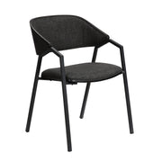 Austin Charcoal Modern Dining Accent Chairs - Set of 2 - Furniture City (CA)l
