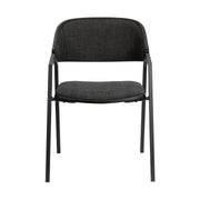 Austin Charcoal Modern Dining Accent Chairs - Set of 2 - Furniture City (CA)l