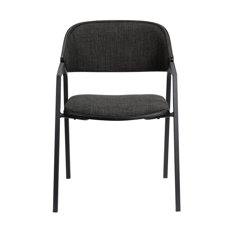 Austin Charcoal Modern Dining Accent Chairs - Set of 2 - Furniture City (CA)l