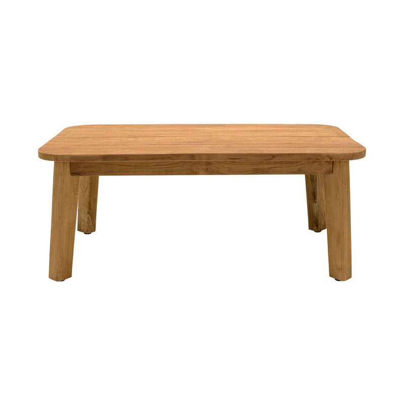 Bahamas Outdoor Rectangular Teak Wood Coffee Table - Furniture City (CA)l