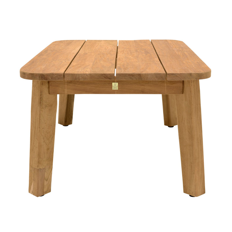 Bahamas Outdoor Rectangular Teak Wood Coffee Table - Furniture City (CA)l